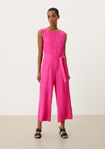 s.Oliver BLACK LABEL Jumpsuit in Pink: predná strana