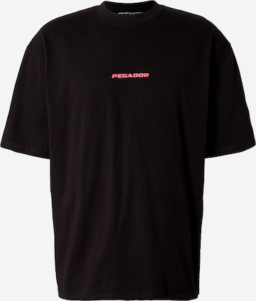 Pegador Футболка 'PGDR Colne Logo Oversized Tee' в Черный: спереди