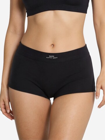 SPEIDEL Boyshorts 'Cotton Sport' in Black