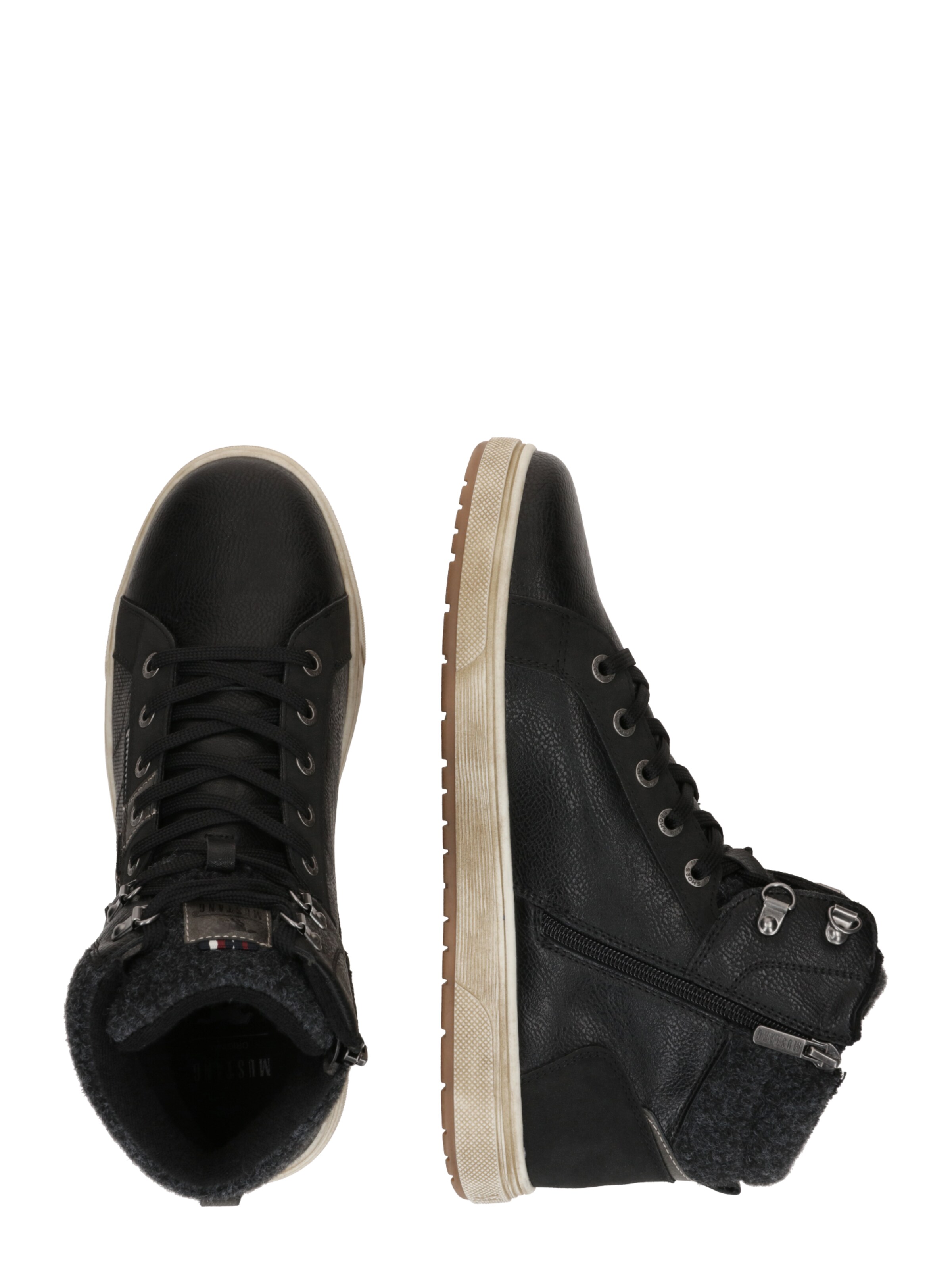 MUSTANG - Zapatillas deportivas altas en negro