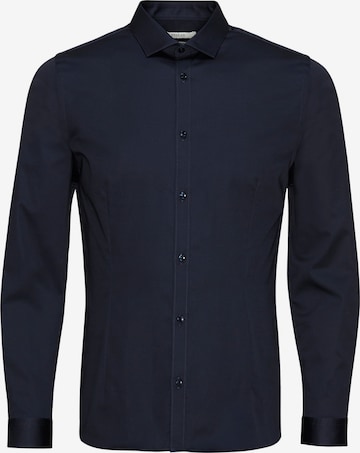 JACK & JONES Overhemd 'Parma' in Blauw: voorkant