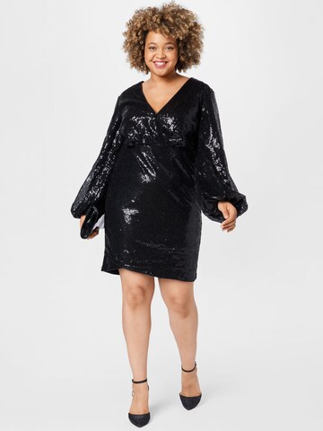 Robe de cocktail Chi Chi Curve en noir