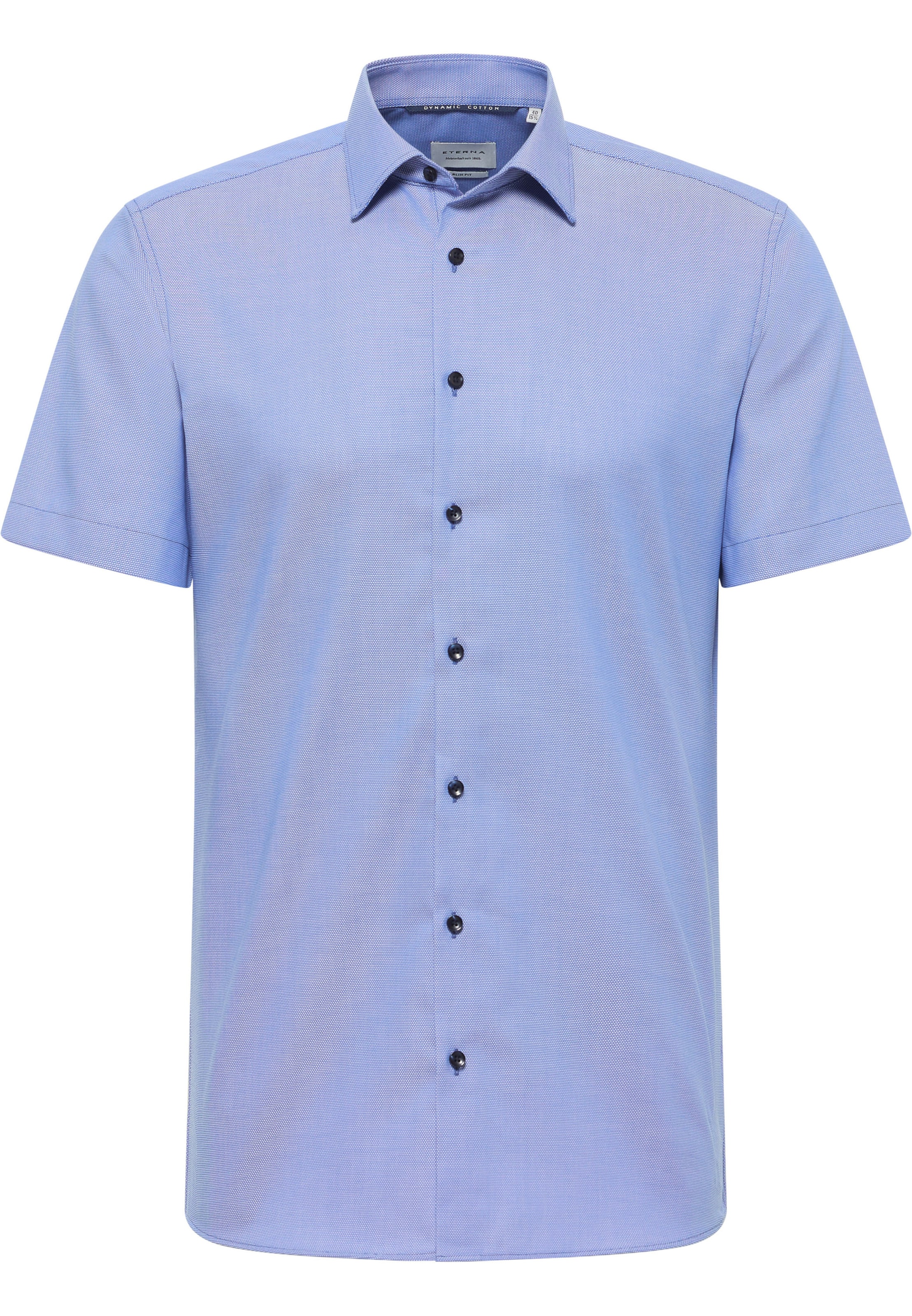 ETERNA Slim fit Business shirt in Blue: front