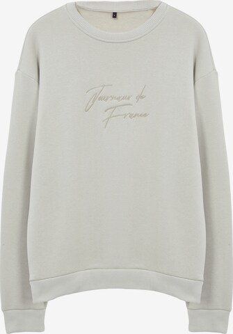 pilka Trendyol Megztinis be užsegimo: priekis