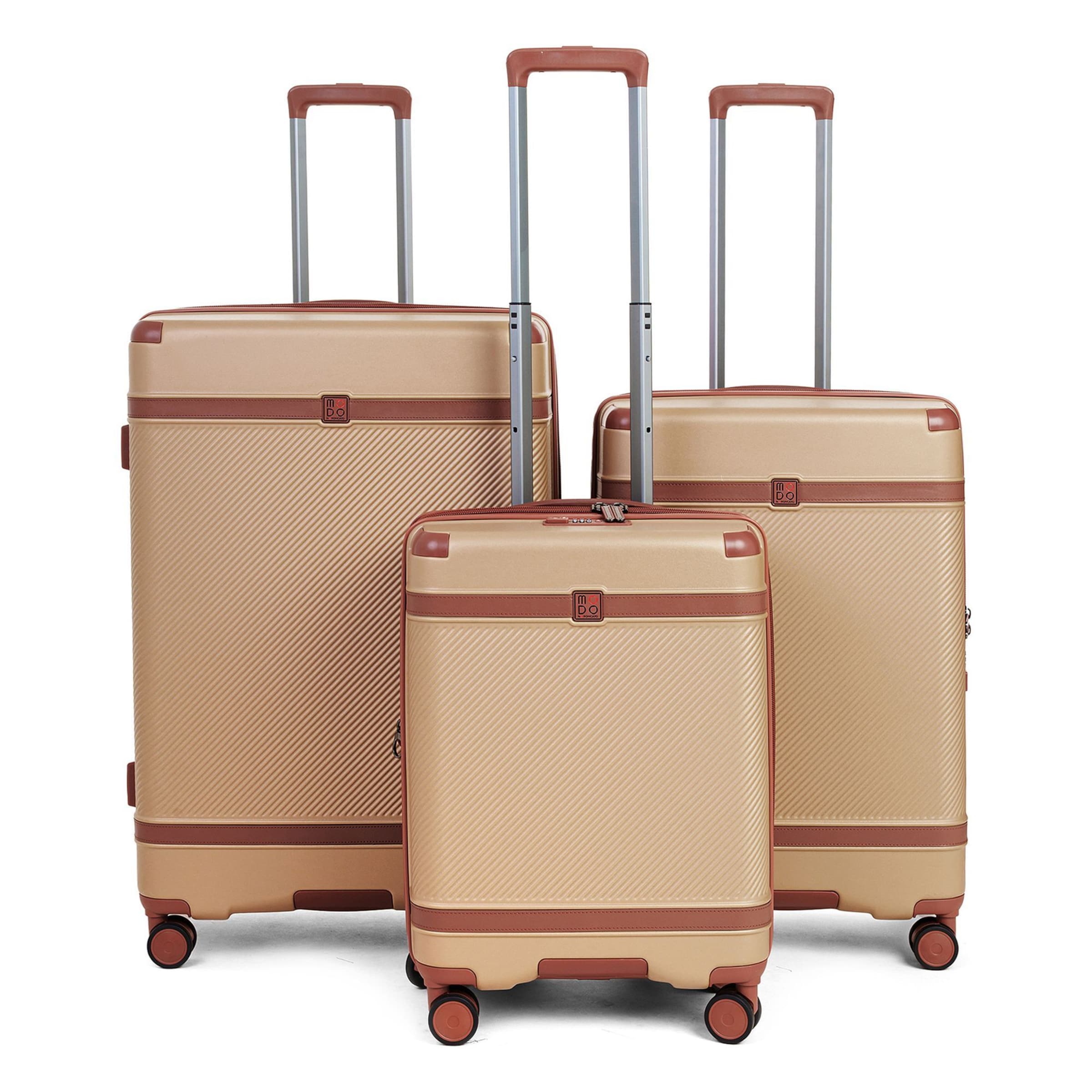 MODO by Roncato Suitcase set 'Charm' in Beige: front
