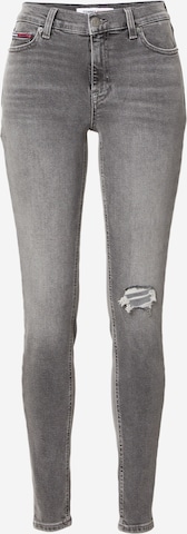 Tommy Jeans Skinny Jeans in Grey: front