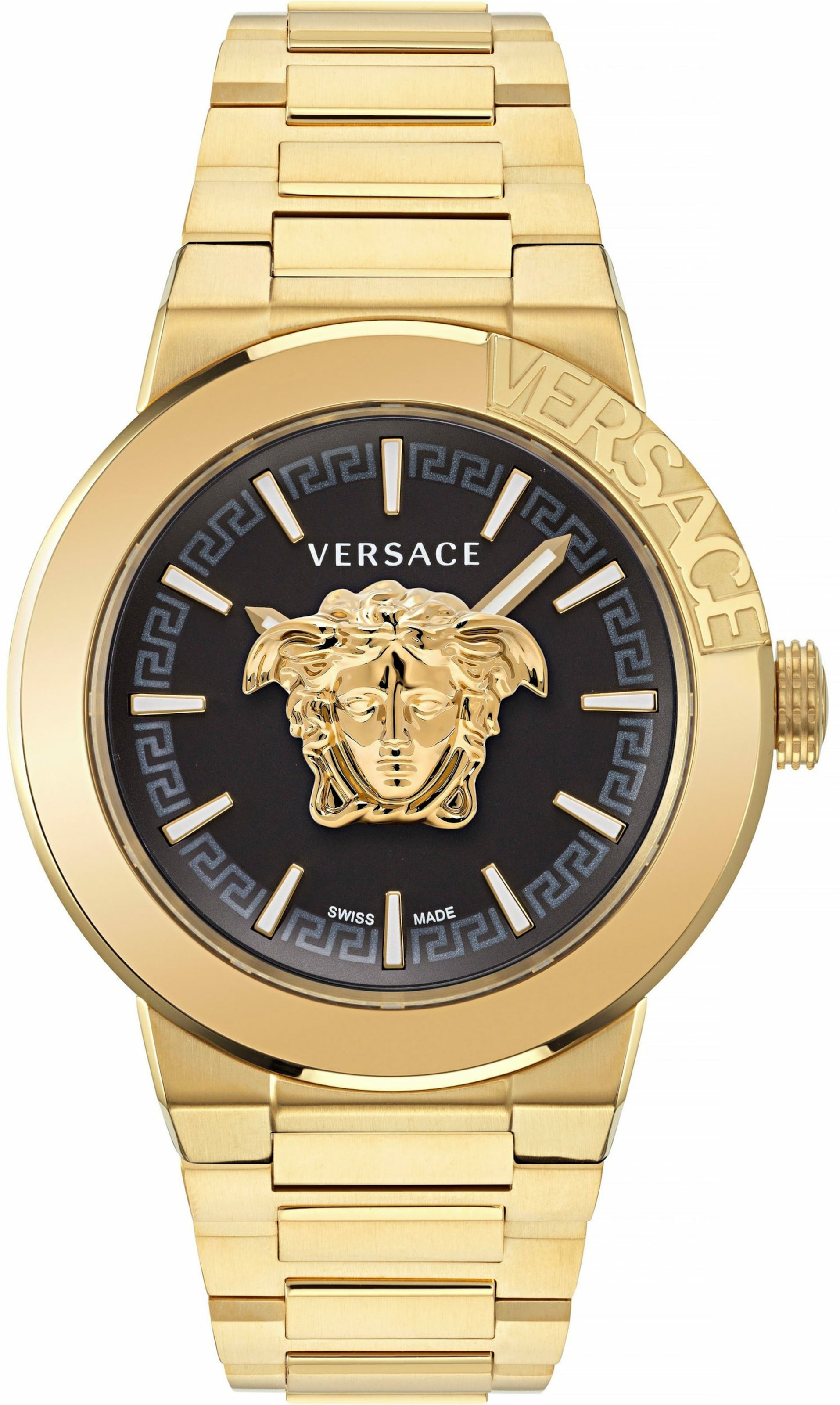 VERSACE Analog watch 'Medusa Infinite Gent' in Gold: front