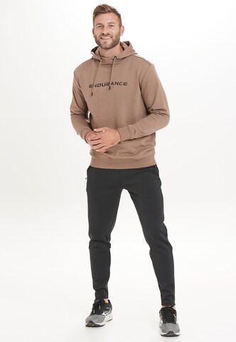 ENDURANCE Athletic Sweatshirt in Brown