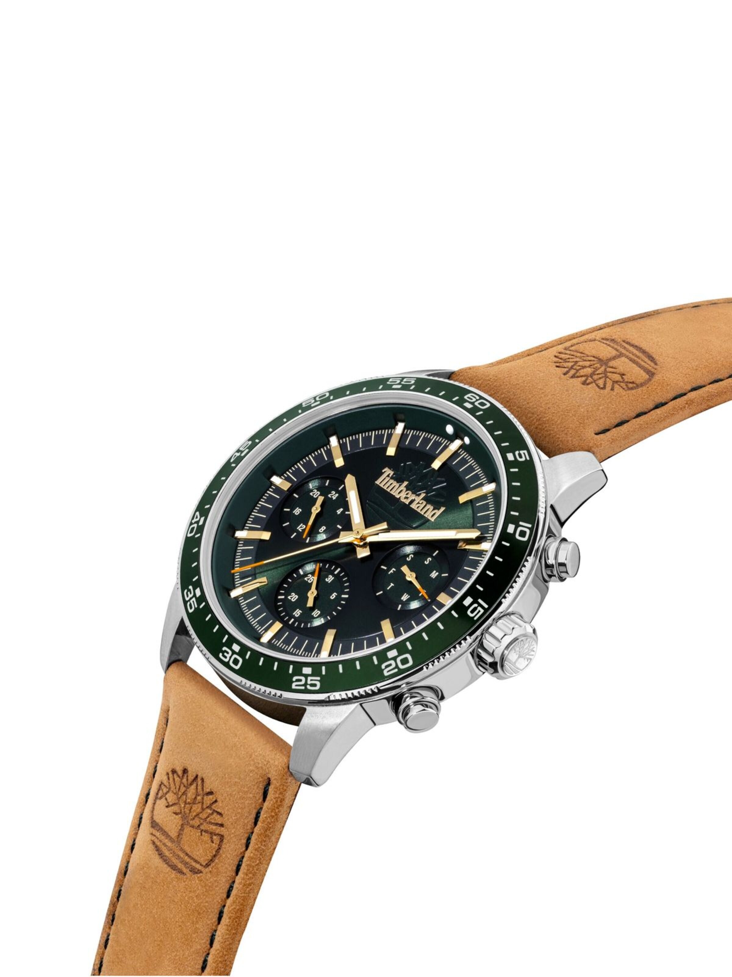 TIMBERLAND Analogové hodinky 'Chronograph Parkman' – zelená