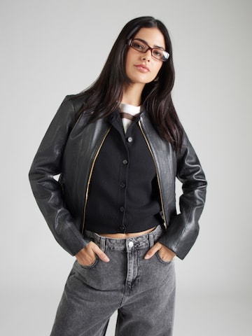 Mauritius - Casaco meia-estação 'MWArmaly' em preto: frente