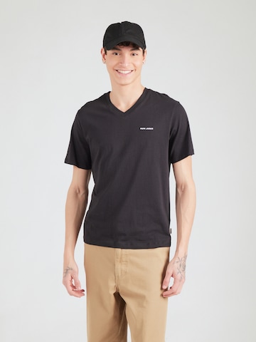 Pepe Jeans T-Shirt 'OLIVER' in Schwarz: Vorderseite