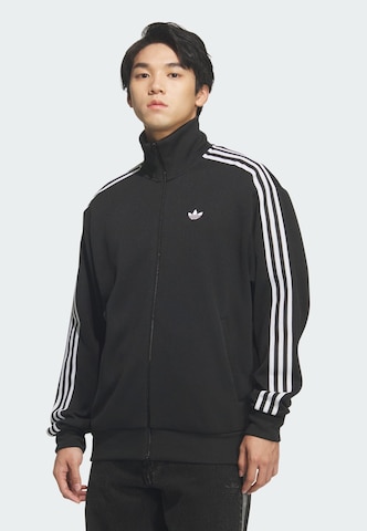 ADIDAS ORIGINALS Gebreid vest 'FB' in Zwart: voorkant