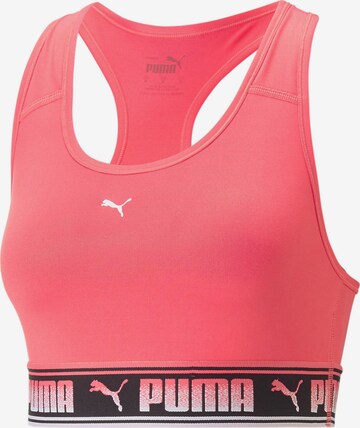 Bustier Soutien-gorge de sport PUMA en rose : devant