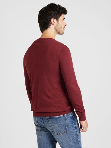 SELECTED HOMME Pulóver 'SLHBERG' - piros