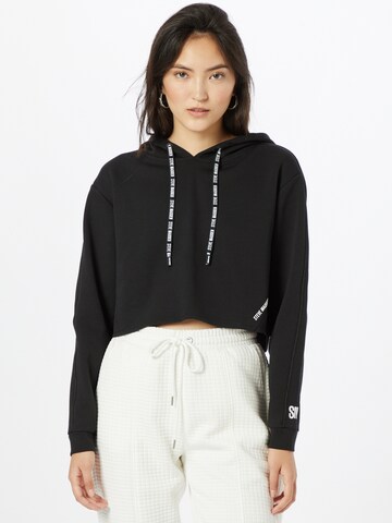 STEVE MADDEN Sweatshirt 'IKAREN' in Zwart: voorkant