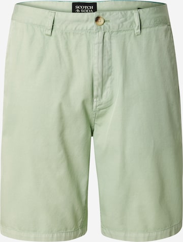 SCOTCH & SODA Chino in Groen: voorkant