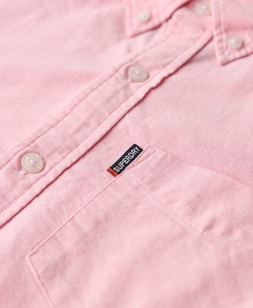 Superdry Regular fit Overhemd 'Essentials' in Oranje