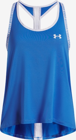 UNDER ARMOUR Sports Top 'Knockout' in Blue: front