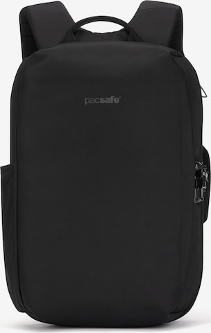 Pacsafe Rucksack in Schwarz: predná strana