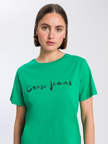 Cross Jeans Shirt '56010' in Grün