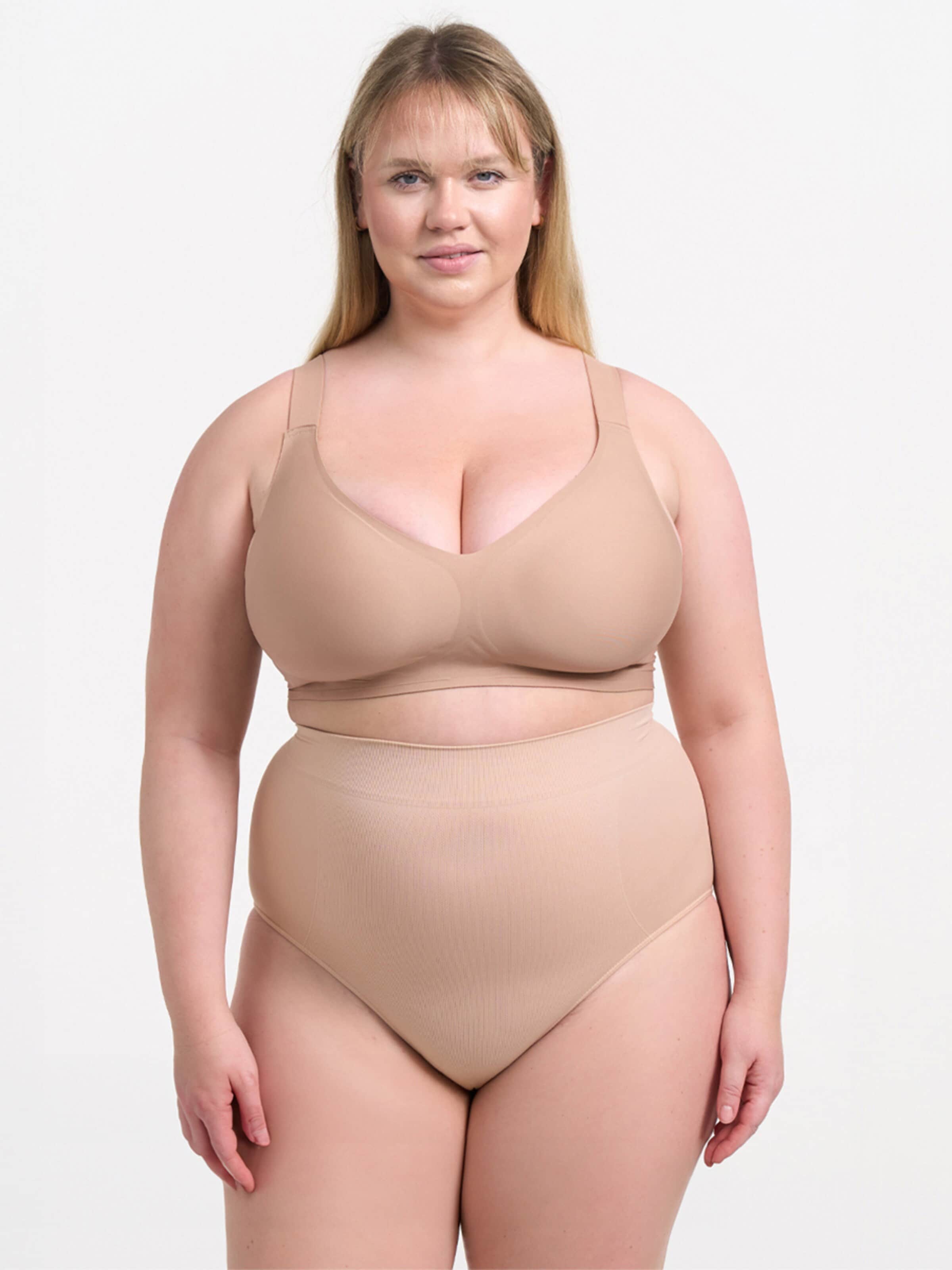 cfab (formerly creamy fabrics) Minimizer Minimizer 'Comfort Minimizer-BH' in Beige: voorkant