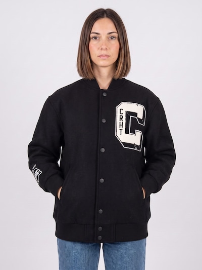 Carhartt WIP Overgangsjakke 'W' Brown Ducks Jacket Black' i XS i sort, Produktvisning