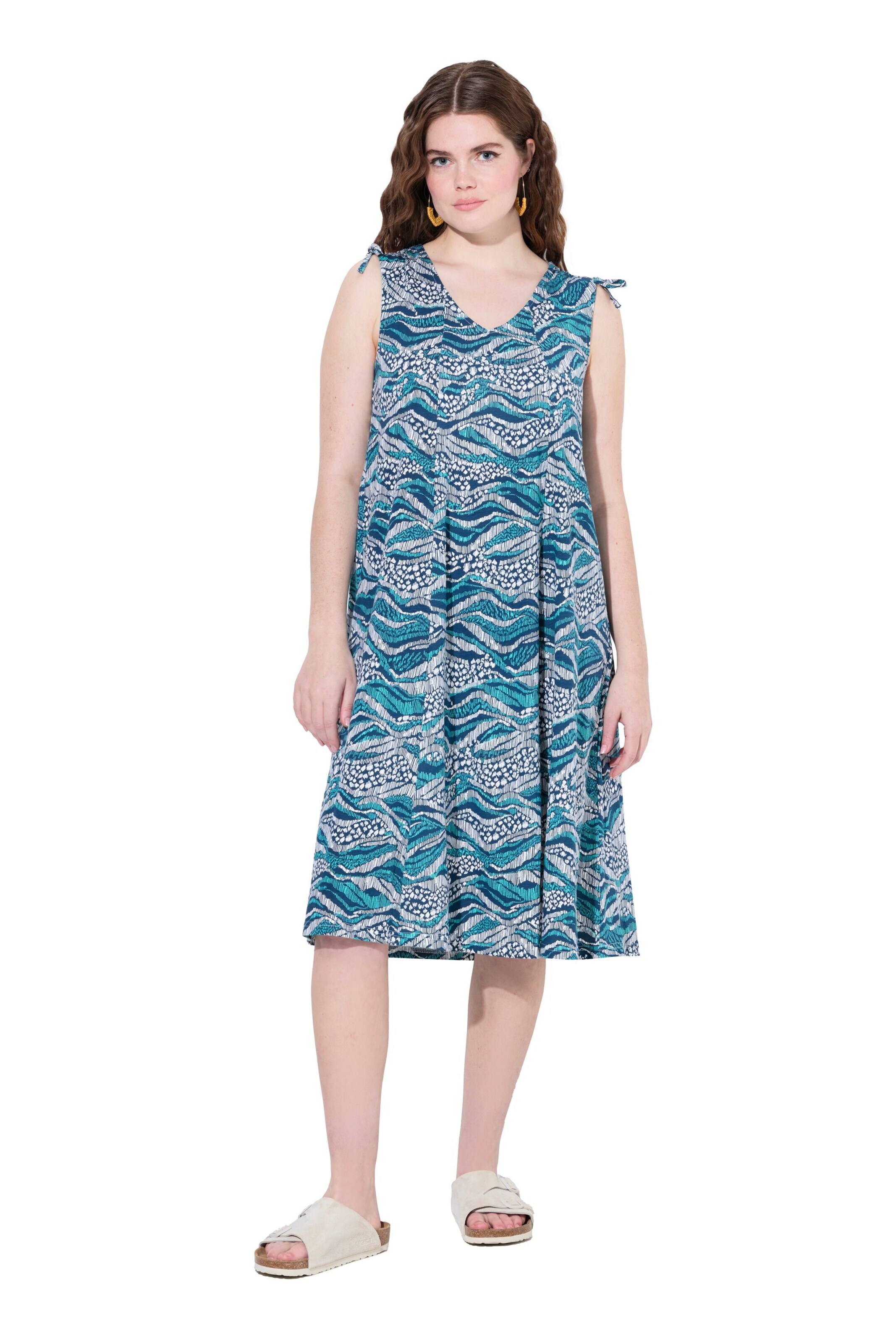 Ulla Popken Kleid in Grün: Vorderseite