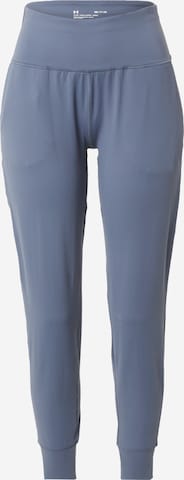 UNDER ARMOURTapered Sportske hlače 'Meridian' - siva boja: prednji dio