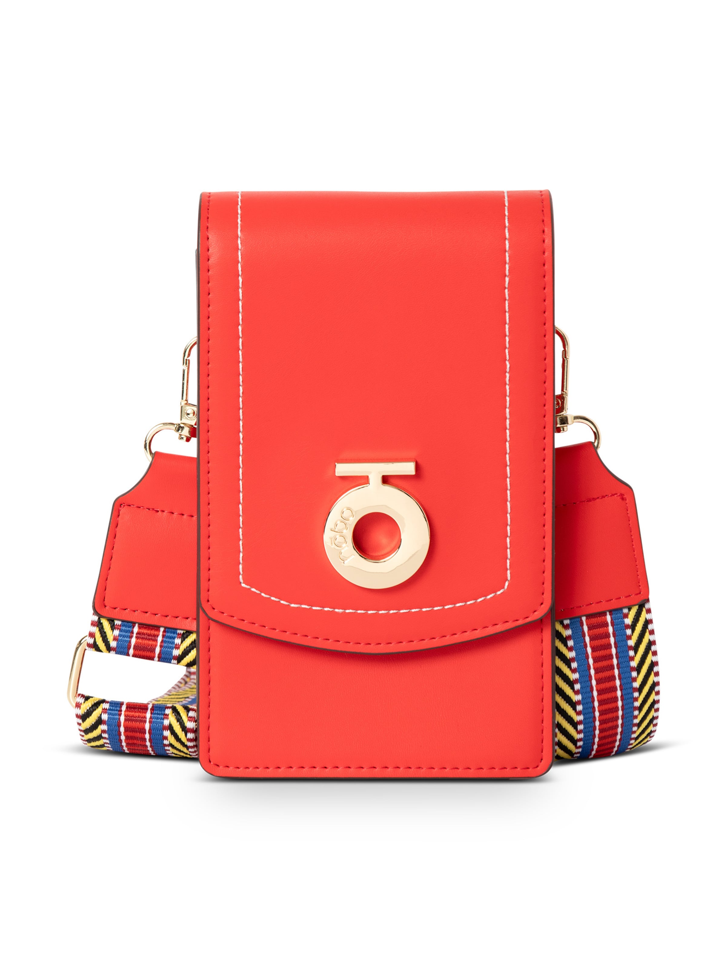 Sac à bandoulière NOBO en rouge : devant