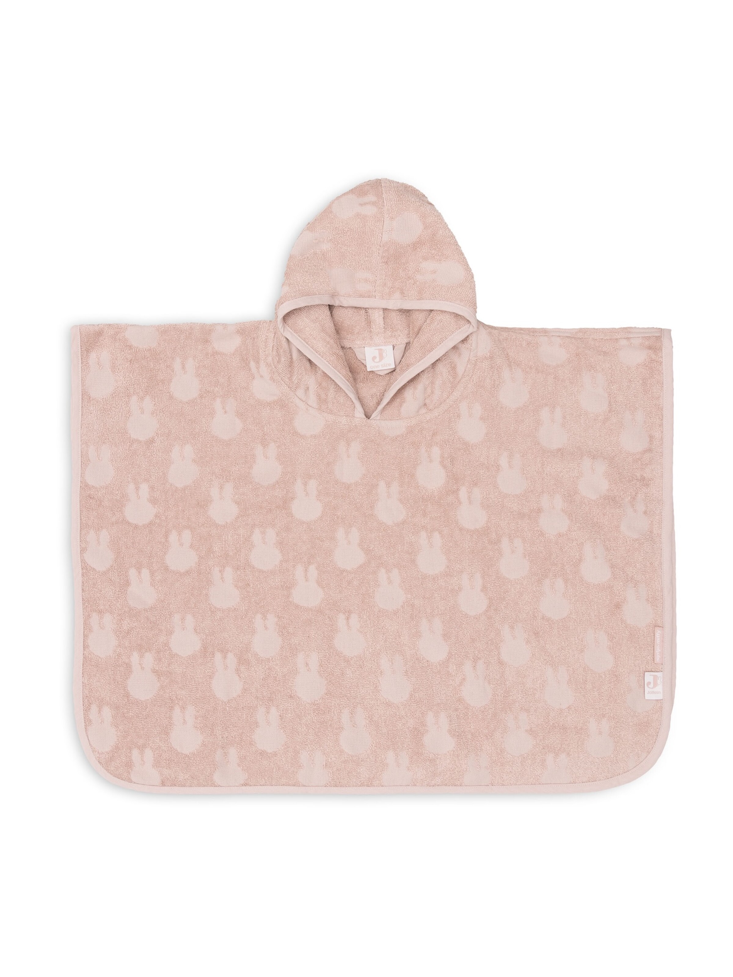 Jollein Badjas 'Miffy' in Roze: voorkant