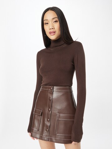 JDY Sweater 'DINA' in Brown: front