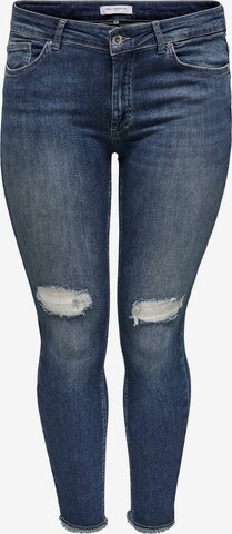 ONLY Carmakoma Jeans in Blauw: voorkant