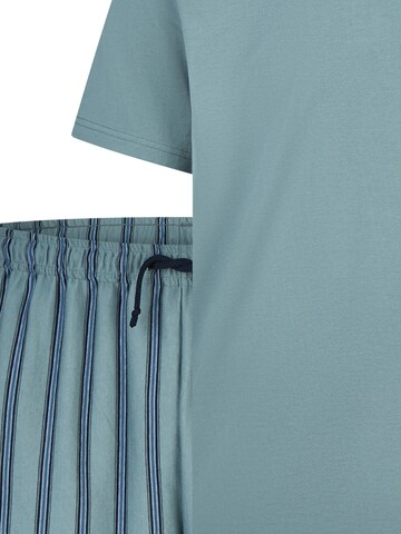 Ammann Pyjama kort 'Mix & Match' in Blauw