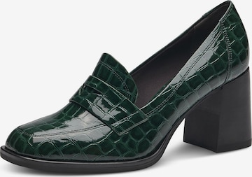 TAMARIS - Zapatos con plataforma en verde: frente