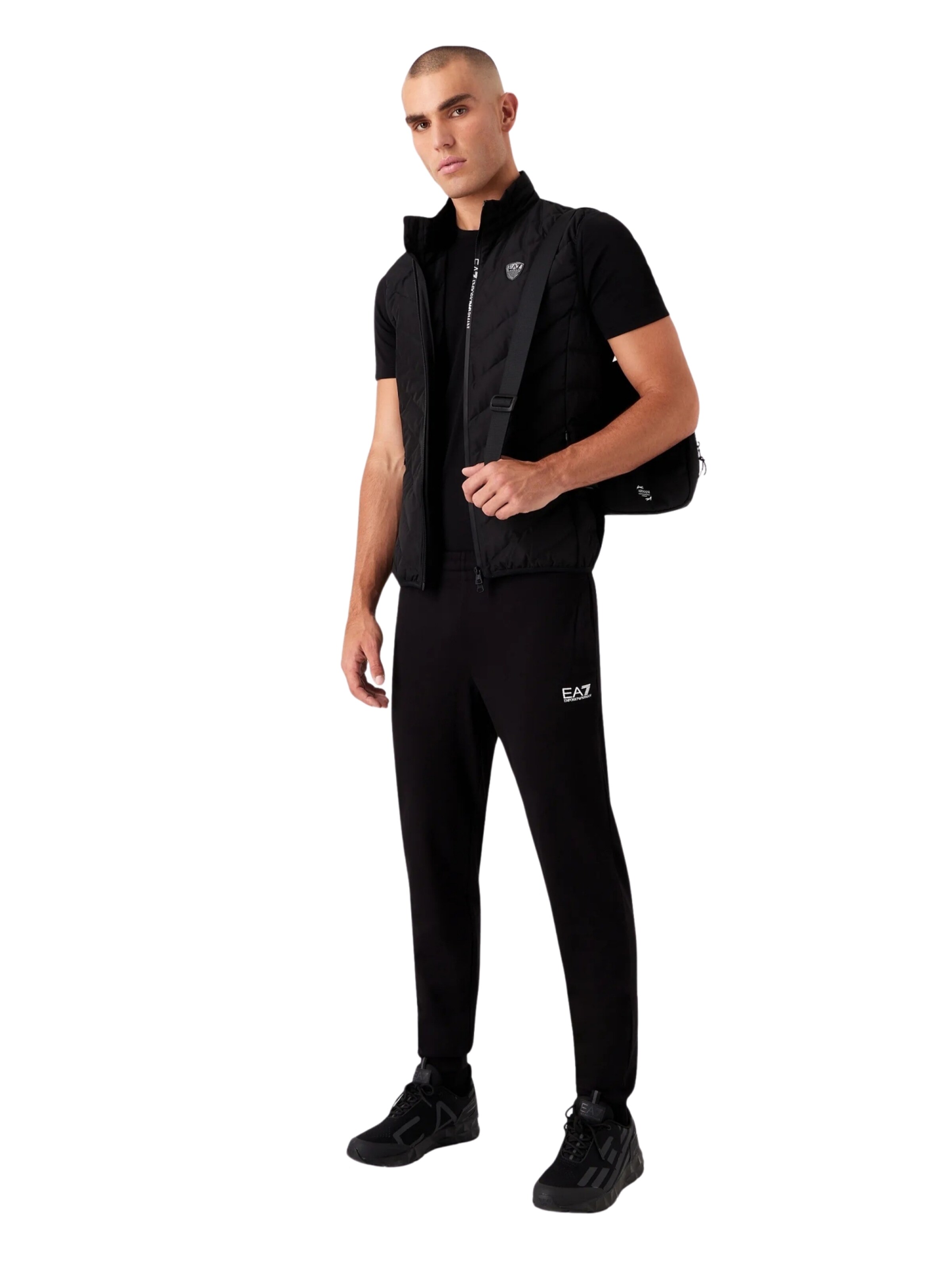 EA7 Emporio Armani Vest i sort: forside