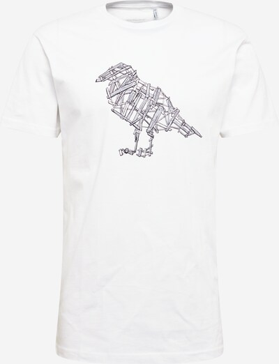 Cleptomanicx T-Shirt en gris / noir / blanc, Vue avec produit