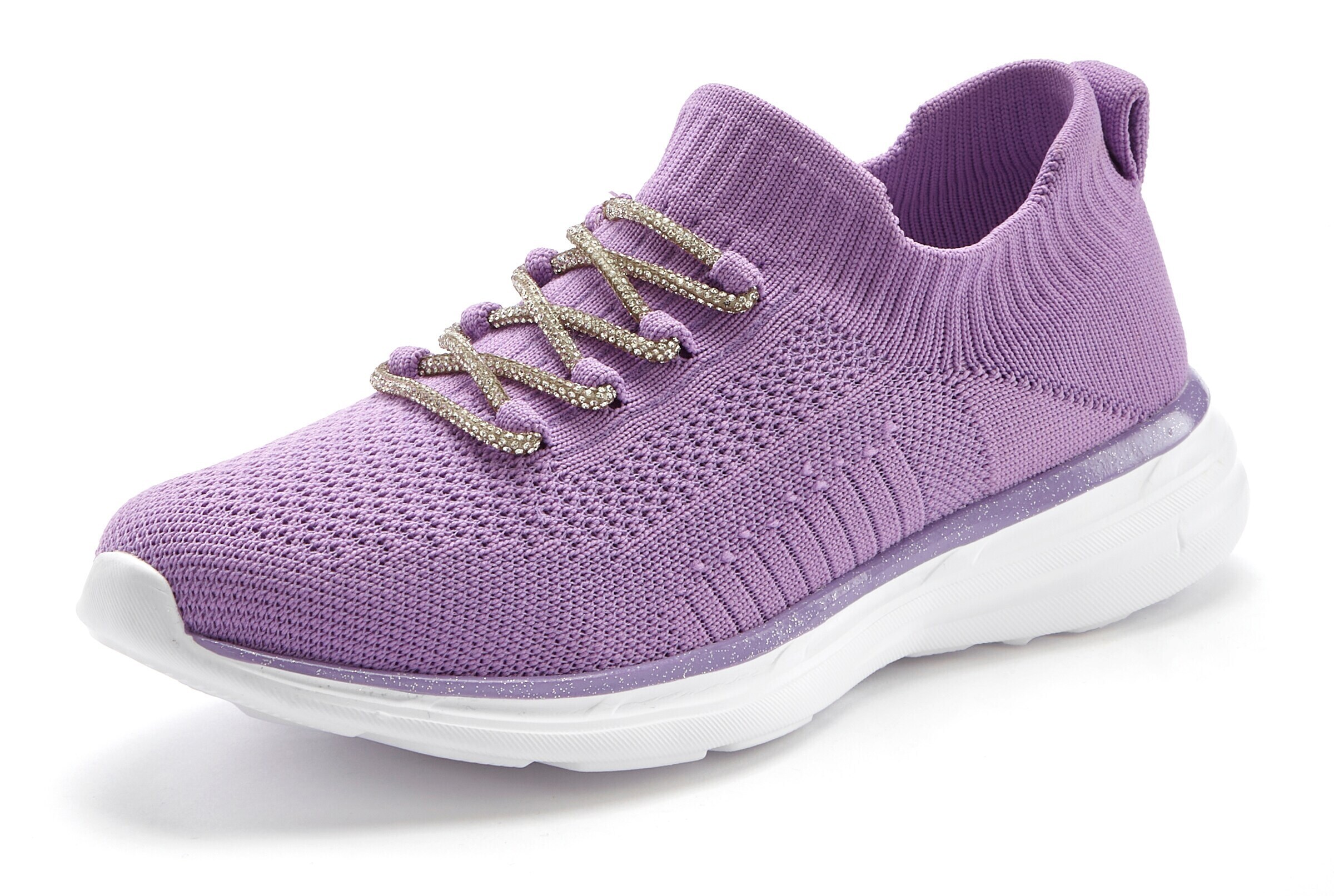 LASCANA Σνίκερ χαμηλό σε λιλά: μπροστά