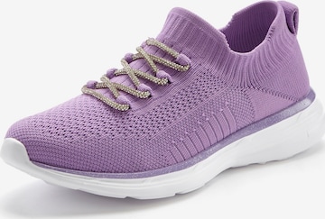Sneaker bassa di LASCANA in lilla: frontale