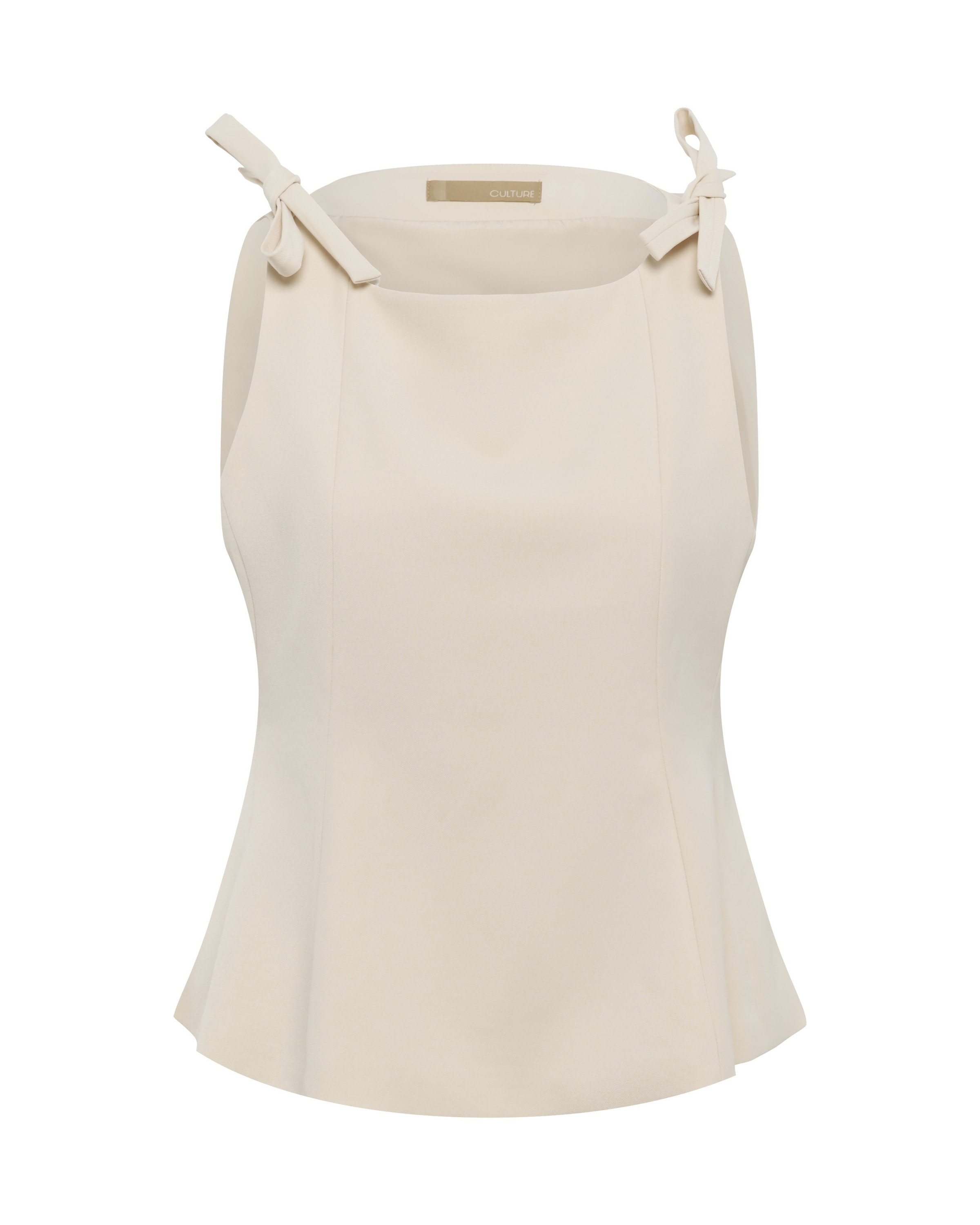CULTURE Top 'Nalina Clara' in Beige: front