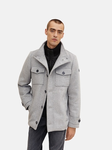 TOM TAILOR Winter Jacket in Grey: front