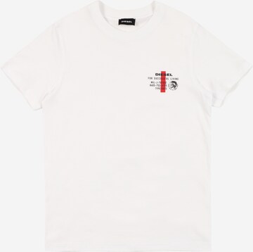 DIESEL - Camiseta en blanco: frente