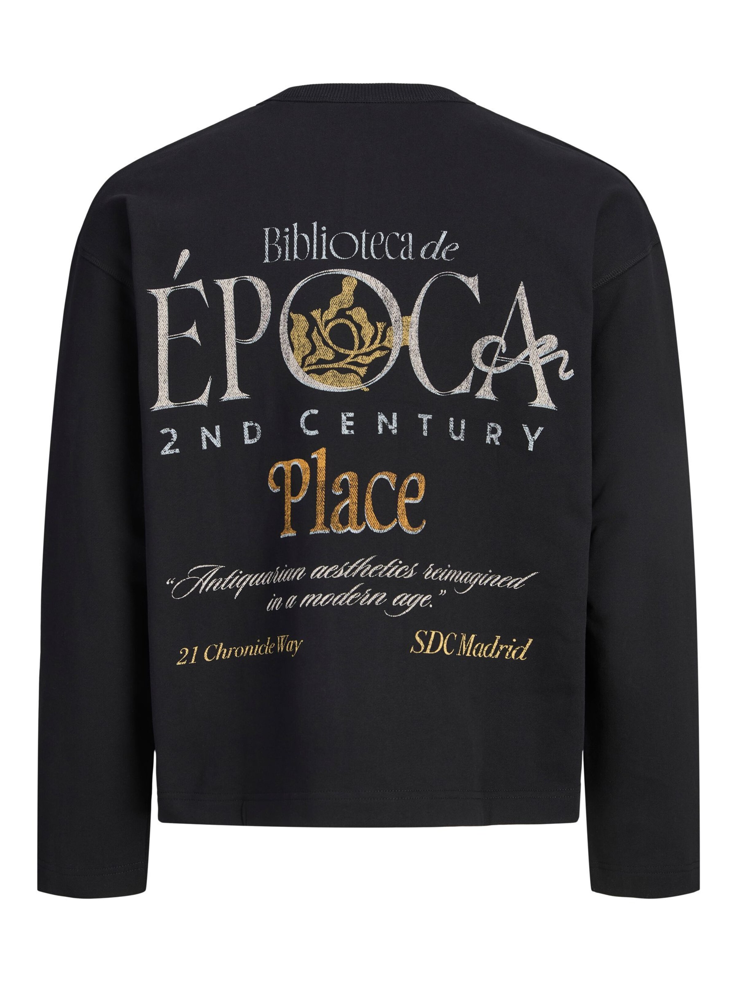 JACK & JONES Sweatshirt in Zwart