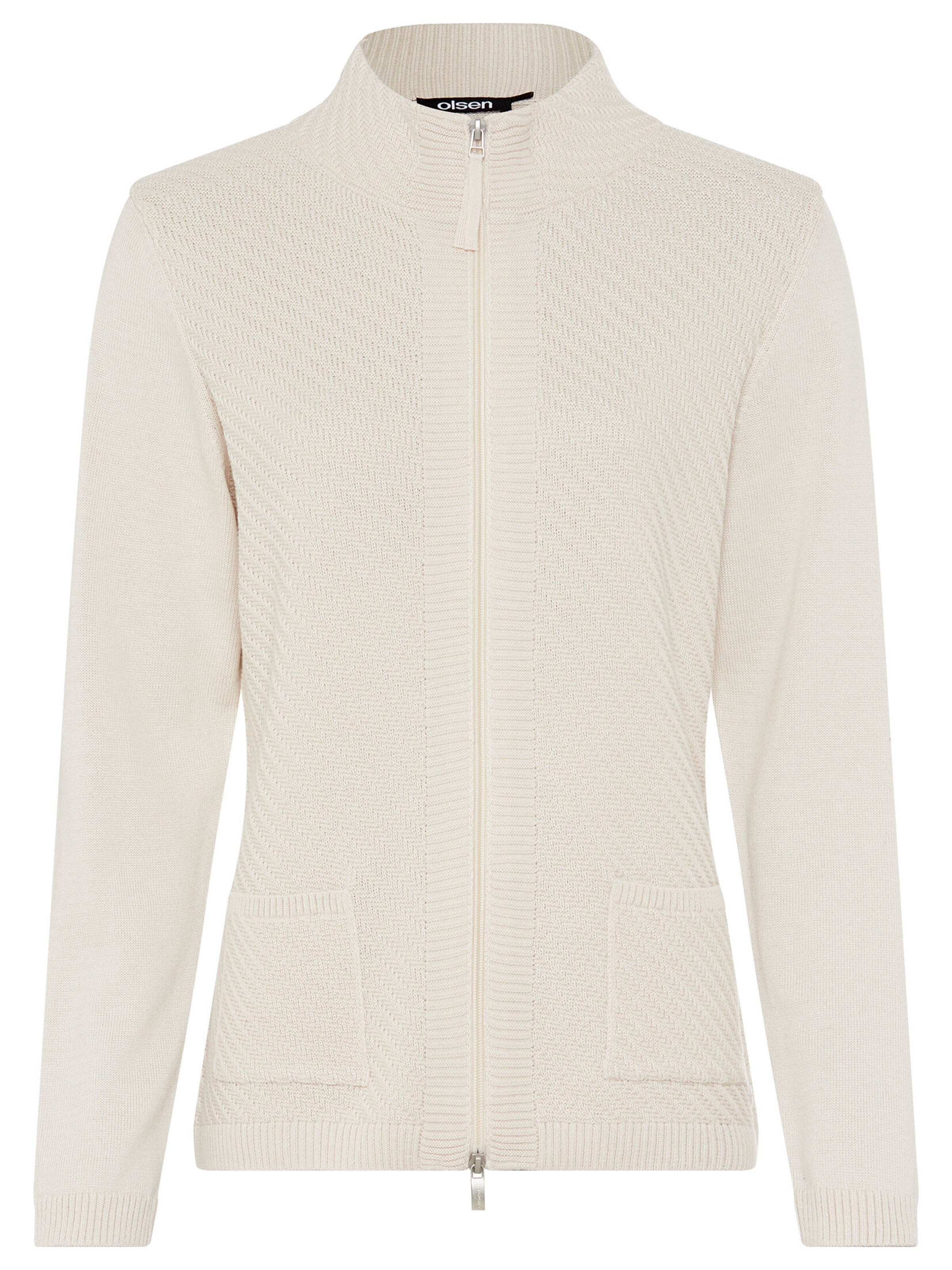 Olsen Knit cardigan in Beige: front