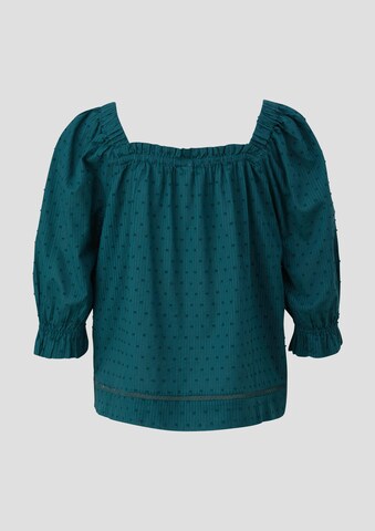 QS Blouse in Green: back
