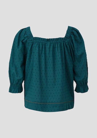 QS Blouse in Groen: terug