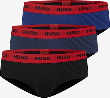Slip HUGO Red en bleu : devant