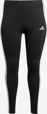 ADIDAS SPORTSWEAR Skinny Sports trousers 'Essentials' in Black: front