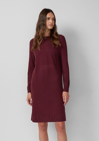 s.Oliver Gebreide jurk in Rood