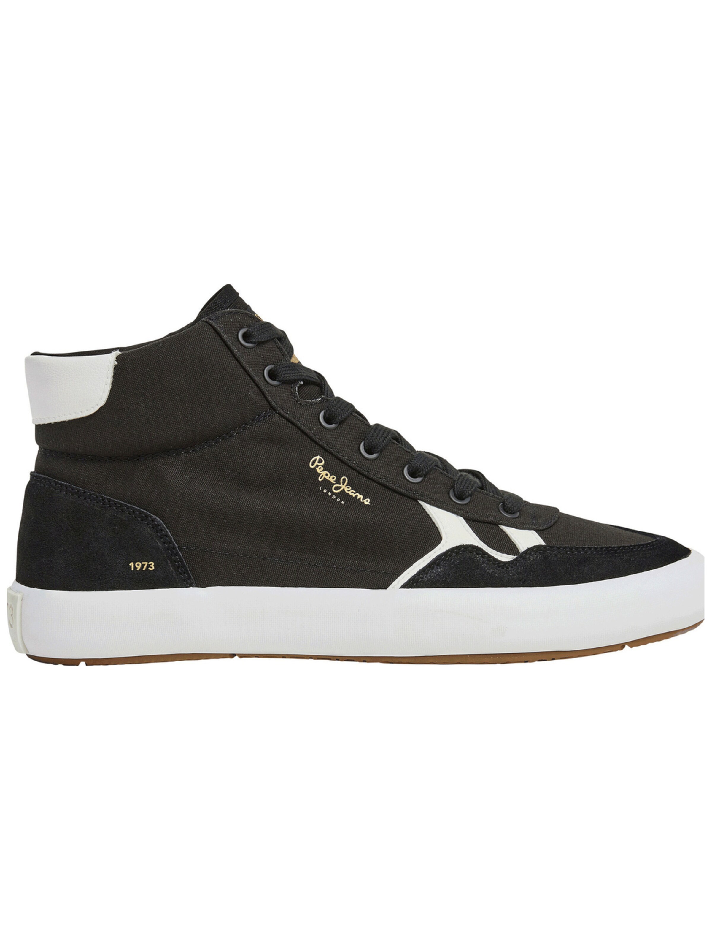 Pepe Jeans - Calzado deportivo 'Pepe Jeans Travis City' en negro: frente
