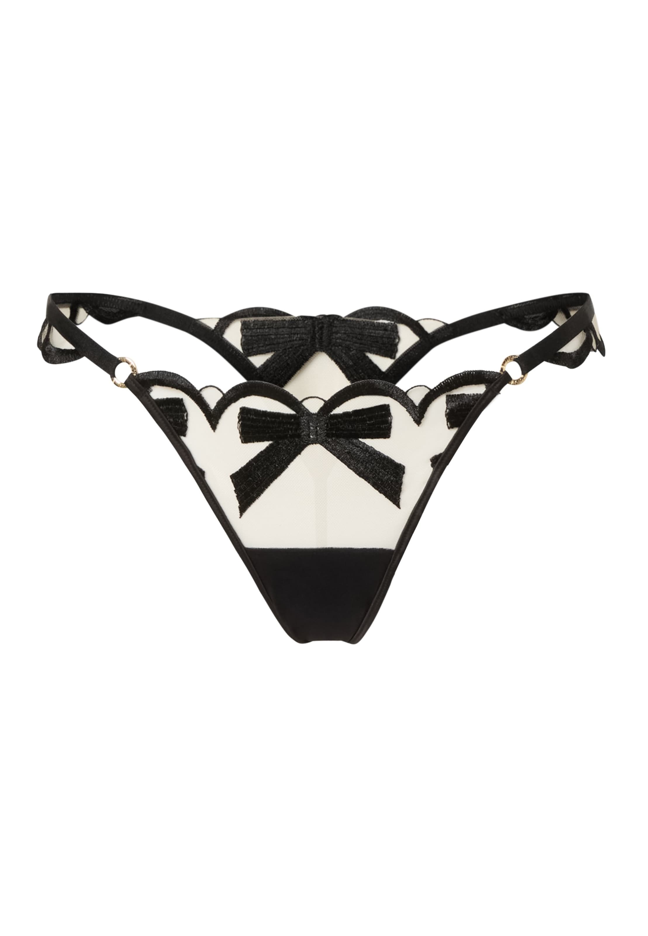 String 'Belle' Bluebella en noir : devant